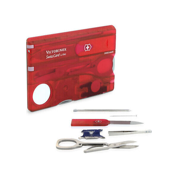 Victorinox Swiss Card Lite ΚΑΡΤΑ ΠΟΛΥΕΡΓΑΛΕΙΟ 13 ΛΕΙΤΟΥΡΓΙΕΣ ΚΟΚΚΙΝΗ ΔΙΑΦΑΝΗΣ  0.7300.Τ Victorinox Swiss Card Lite ΚΑΡΤΑ ΠΟΛΥΕΡΓΑΛΕΙΟ 13 ΛΕΙΤΟΥΡΓΙΕΣ ΚΟΚΚΙΝΗ ΔΙΑΦΑΝΗΣ  0.7300.Τ