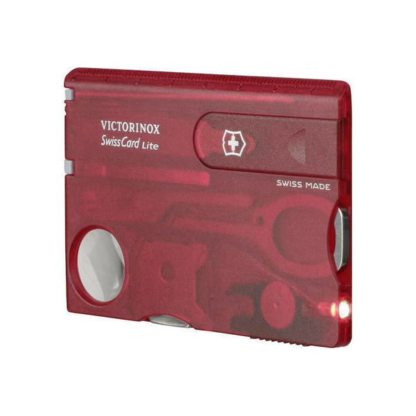 Victorinox Swiss Card Lite ΚΑΡΤΑ ΠΟΛΥΕΡΓΑΛΕΙΟ 13 ΛΕΙΤΟΥΡΓΙΕΣ ΚΟΚΚΙΝΗ ΔΙΑΦΑΝΗΣ  0.7300.Τ Victorinox Swiss Card Lite ΚΑΡΤΑ ΠΟΛΥΕΡΓΑΛΕΙΟ 13 ΛΕΙΤΟΥΡΓΙΕΣ ΚΟΚΚΙΝΗ ΔΙΑΦΑΝΗΣ  0.7300.Τ