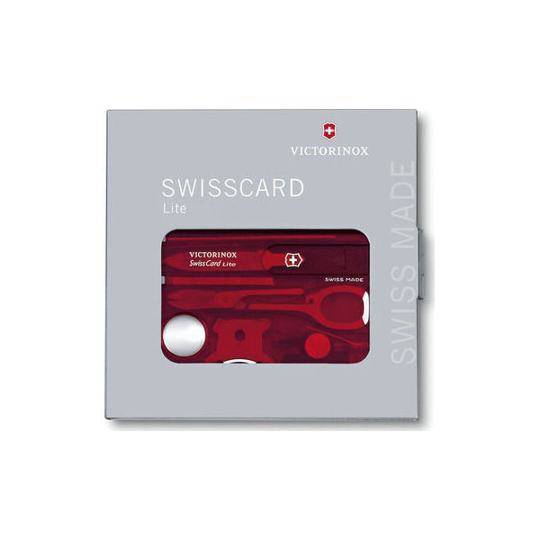 Victorinox Swiss Card Lite ΚΑΡΤΑ ΠΟΛΥΕΡΓΑΛΕΙΟ 13 ΛΕΙΤΟΥΡΓΙΕΣ ΚΟΚΚΙΝΗ ΔΙΑΦΑΝΗΣ  0.7300.Τ Victorinox Swiss Card Lite ΚΑΡΤΑ ΠΟΛΥΕΡΓΑΛΕΙΟ 13 ΛΕΙΤΟΥΡΓΙΕΣ ΚΟΚΚΙΝΗ ΔΙΑΦΑΝΗΣ  0.7300.Τ