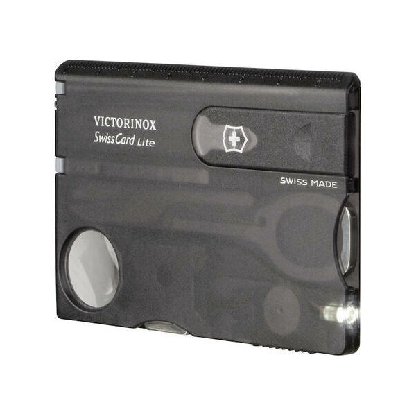Victorinox Swiss Card Lite ΚΑΡΤΑ ΠΟΛΥΕΡΓΑΛΕΙΟ 13 ΛΕΙΤΟΥΡΓΙΕΣ ΜΑΥΡΗ ΔΙΑΦΑΝΗΣ  0.7333.T3 Victorinox Swiss Card Lite ΚΑΡΤΑ ΠΟΛΥΕΡΓΑΛΕΙΟ 13 ΛΕΙΤΟΥΡΓΙΕΣ ΜΑΥΡΗ ΔΙΑΦΑΝΗΣ  0.7333.T3