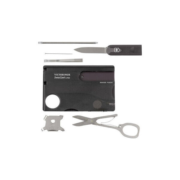 Victorinox Swiss Card Lite ΚΑΡΤΑ ΠΟΛΥΕΡΓΑΛΕΙΟ 13 ΛΕΙΤΟΥΡΓΙΕΣ ΜΑΥΡΗ ΔΙΑΦΑΝΗΣ  0.7333.T3 Victorinox Swiss Card Lite ΚΑΡΤΑ ΠΟΛΥΕΡΓΑΛΕΙΟ 13 ΛΕΙΤΟΥΡΓΙΕΣ ΜΑΥΡΗ ΔΙΑΦΑΝΗΣ  0.7333.T3