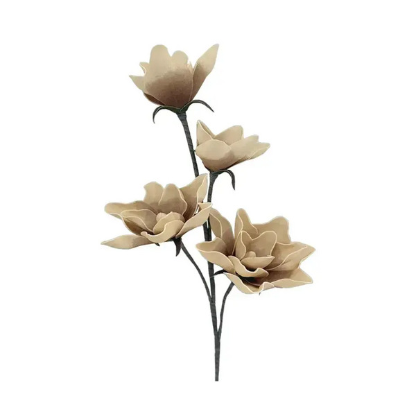 ΚΛΑΔΙ FOAM ΜΠΕΖ/ΚΑΦΕ ΑΝΘΗ Χ4  Φ30x100cm MARHOME 00-7097-3