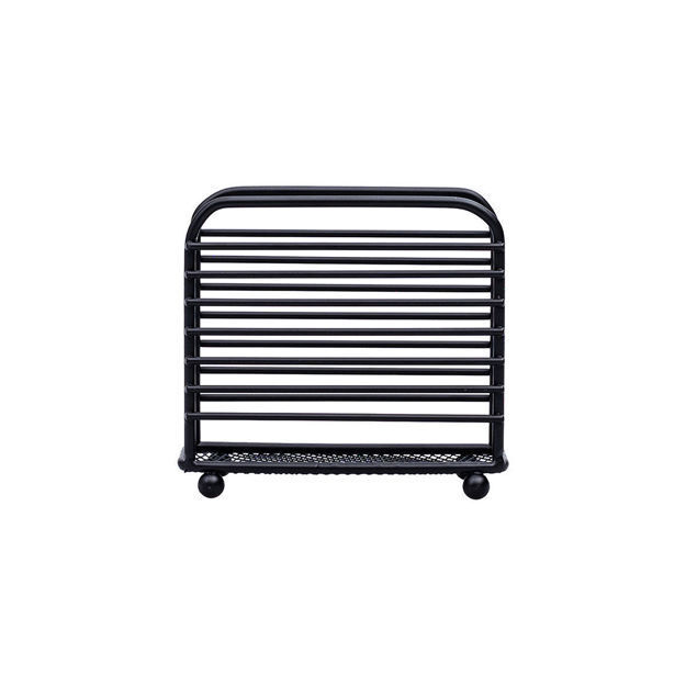 ΧΑΡΤΟΠΕΤΣΕΤΟΘΗΚΗ METAL BLACK ΜΕΤΑΛΛΙΚΗ 12x5cm ΜΑΥΡΗ  01-1261