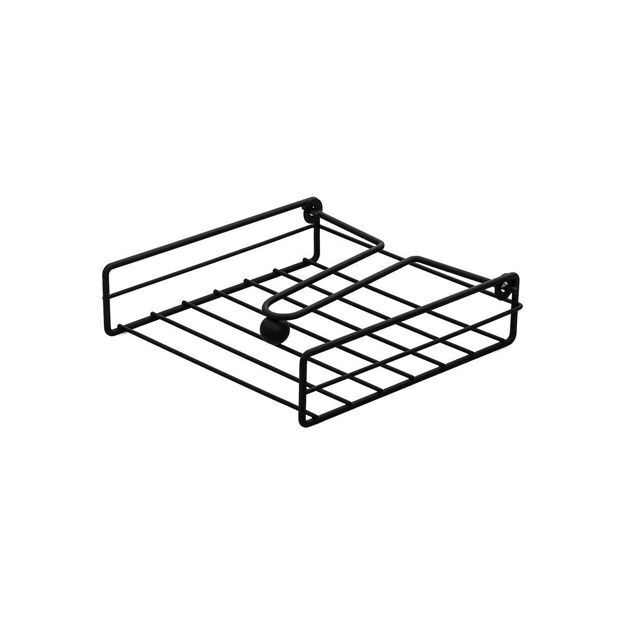 ΧΑΡΤΟΠΕΤΣΕΤΟΘΗΚΗ ΤΕΤΡΑΓΩΝΗ METAL BLACK ΜΕΤΑΛΛΙΚΗ ESTIA 01-1315