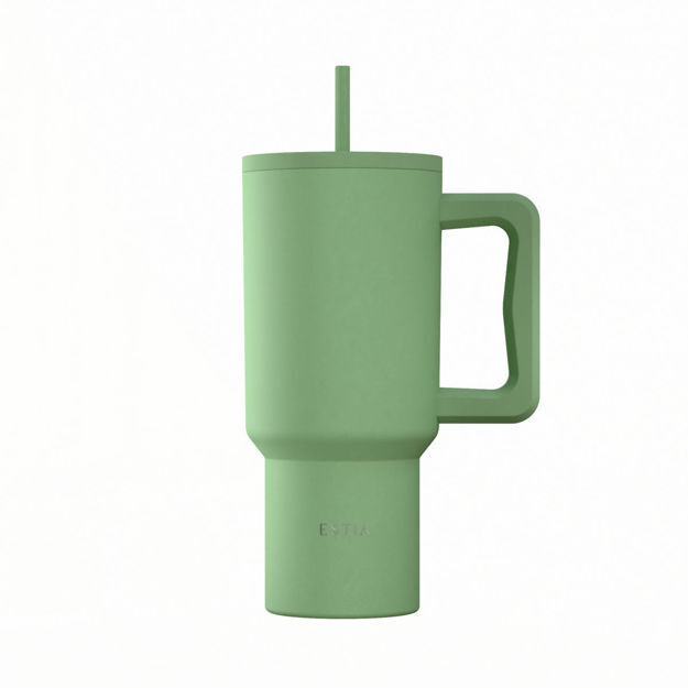 ΘΕΡΜΟΣ ESTIA STRAW TUMBLER XL SAVE THE AEGEAN 900ml PINE  01-41502
