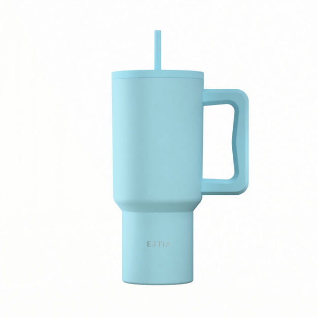 ΘΕΡΜΟΣ ESTIA STRAW TUMBLER XL SAVE THE AEGEAN 900ml ARCTIC  01-41519