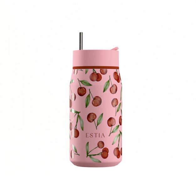ΘΕΡΜΟΣ ESTIA LENS SAVE THE AEGEAN 360ml CHERRY ROSE  01-42882