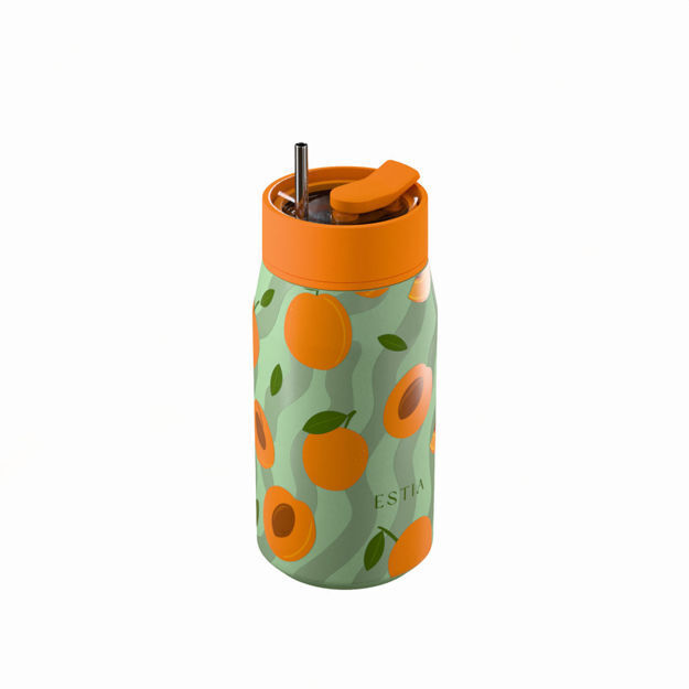 ΘΕΡΜΟΣ ESTIA LENS SAVE THE AEGEAN 360ml PEACH GARDEN 01-43100 ΘΕΡΜΟΣ ESTIA LENS SAVE THE AEGEAN 360ml PEACH GARDEN 01-43100