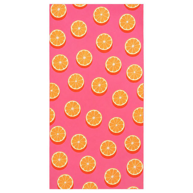 ΠΕΤΣΕΤΑ ΘΑΛΑΣΣΗΣ ESTIA MICROFIBER ΜΕ ΤΣΑΝΤΑΚΙ ORANGE POP  01-44534