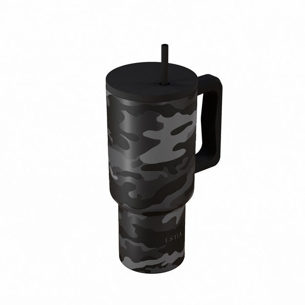 ΘΕΡΜΟΣ ESTIA STRAW TUMBLER XL SAVE THE AEGEAN 900ml DARK CAMO 01-46163 ΘΕΡΜΟΣ ESTIA STRAW TUMBLER XL SAVE THE AEGEAN 900ml DARK CAMO 01-46163