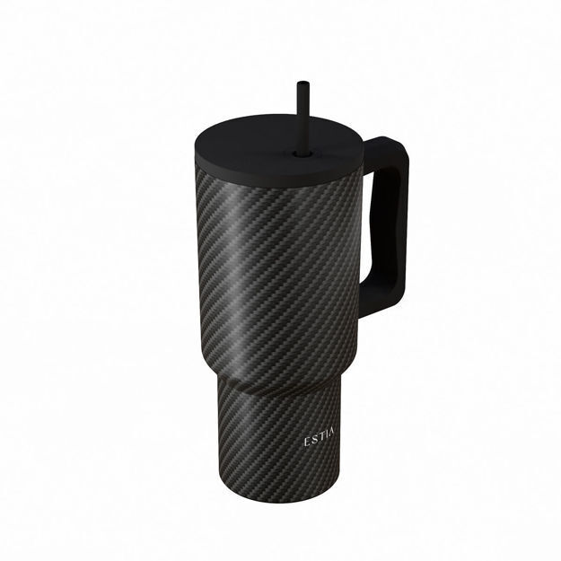 ΘΕΡΜΟΣ ESTIA STRAW TUMBLER XL SAVE THE AEGEAN 900ml CARBON FIBRE 01-46170 ΘΕΡΜΟΣ ESTIA STRAW TUMBLER XL SAVE THE AEGEAN 900ml CARBON FIBRE 01-46170