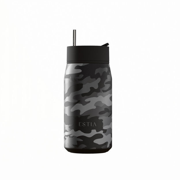 ΘΕΡΜΟΣ ESTIA LENS SAVE THE AEGEAN 360ml DARK CAMO  01-47887