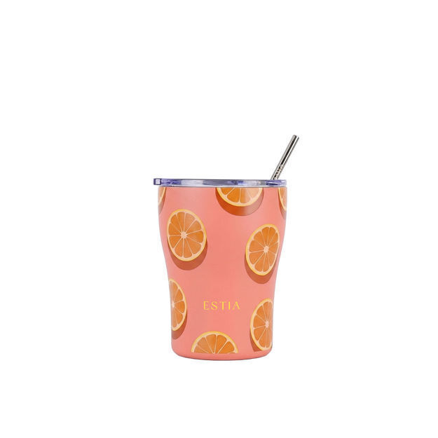 ΘΕΡΜΟΣ ESTIA COFFEE MUG SAVE THE AEGEAN 350ml ORANGE POP  01-49010
