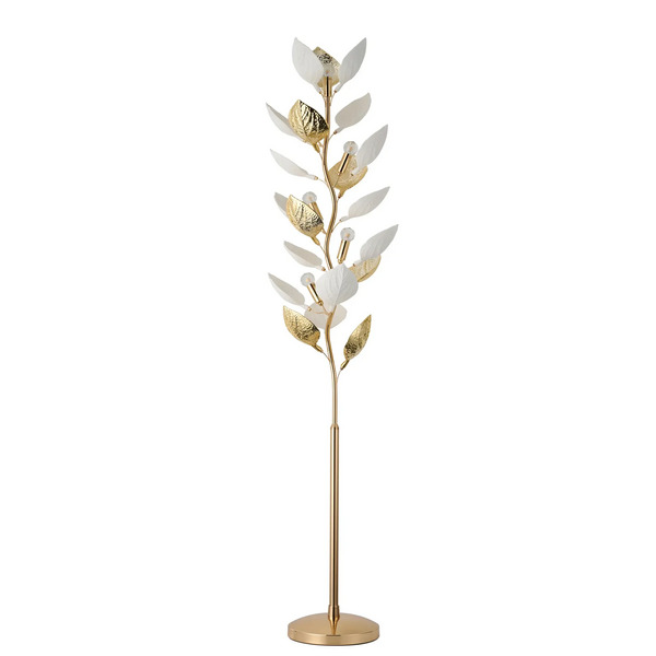 ΦΩΤΙΣΤΙΚΟ ΔΑΠΕΔΟΥ 6ΦΩΤΟ Ε14 ΧΡΥΣΟ-ΛΕΥΚΟ ΜΕΤΑΛΛΙΚΟ ΜΕ ΦΥΛΛΑ Φ35Χ165 Arlight 0164079