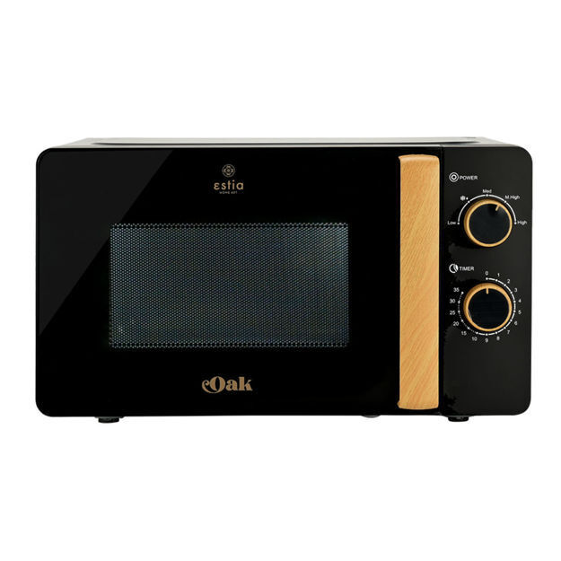 ΦΟΥΡΝΟΣ ΜΙΚΡΟΚΥΜΑΤΩΝ ESTIA OAK-ΜΑΥΡΟ 20lt  06-25915