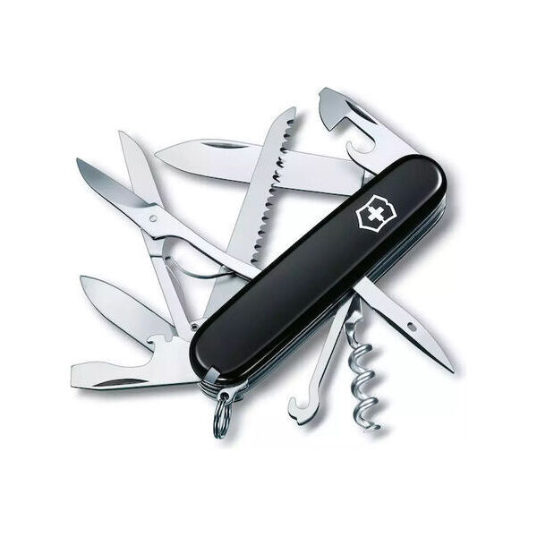 Victorinox Huntsman ΕΛΒΕΤΙΚΟΣ ΣΟΥΓΙΑΣ 91mm 15  ΛΕΙΤΟΥΡΓΙΕΣ ΜΑΥΡΟΣ  1.3713.3