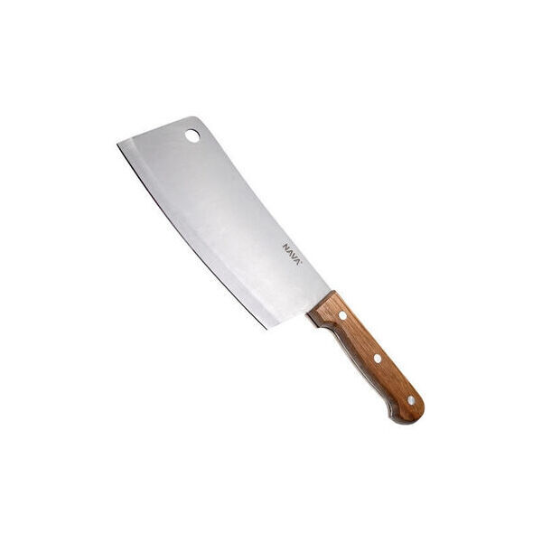 AΝΟΞΕΙΔΩΤΟΣ ΑΤΣΑΛΙΝΟΣ ΜΠΑΛΤΑΣ “Terrestrial” ΜΕ ΞΥΛΙΝΗ ΛΑΒΗ 30cm NAVA 10-058-040