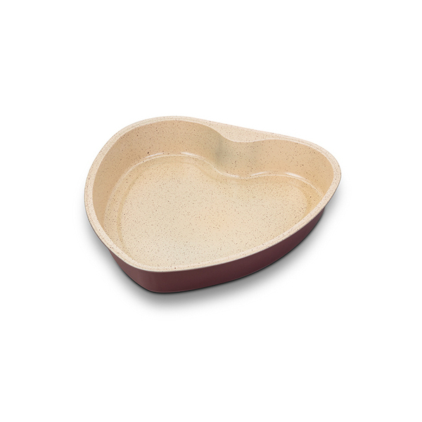 ΦΟΡΜΑ ΚΕΙΚ ΚΑΡΔΙΑ “Terrestrial” ΜΕ ΑΝΤΙΚΟΛΛΗΤΙΚΗ ΚΕΡΑΜΙΚΗ ΕΠΙΣΤΡΩΣΗ 33cm NAVA 10-103-048