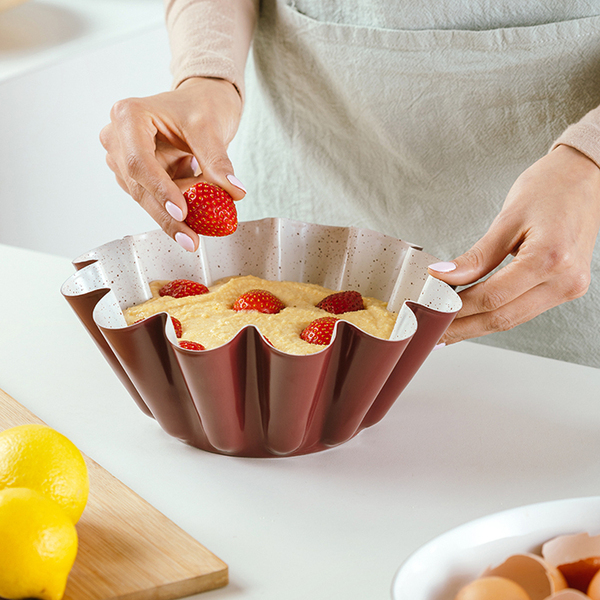 ΦΟΡΜΑ ΚΕΙΚ "Terrestrial" ΜΕ ΑΝΤΙΚΟΛΛΗΤΙΚΗ ΕΠΙΣΤΡΩΣΗ GRANITE 23cm NAVA 10-103-175 ΦΟΡΜΑ ΚΕΙΚ "Terrestrial" ΜΕ ΑΝΤΙΚΟΛΛΗΤΙΚΗ ΕΠΙΣΤΡΩΣΗ GRANITE 23cm NAVA 10-103-175