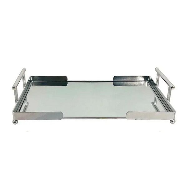 ΔΙΣΚΟΣ ΜΕΤΑΛΛΙΚΟΣ ΑΣΗΜΙ ΟΡΘΟΓΩΝΙΟΣ ΜΕ ΚΑΘΡΕΦΤΗ 26x36cm MARHOME 15-40114A