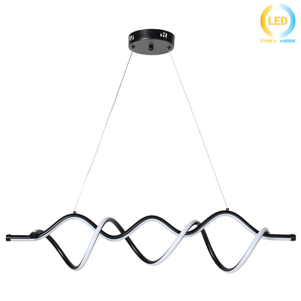 ΦΩΤΙΣΤΙΚΟ ΚΡΕΜΑΣΤΟ LED 70W ΜΑΥΡΟ 90Χ15Χ15εκ. KESKOR 190302