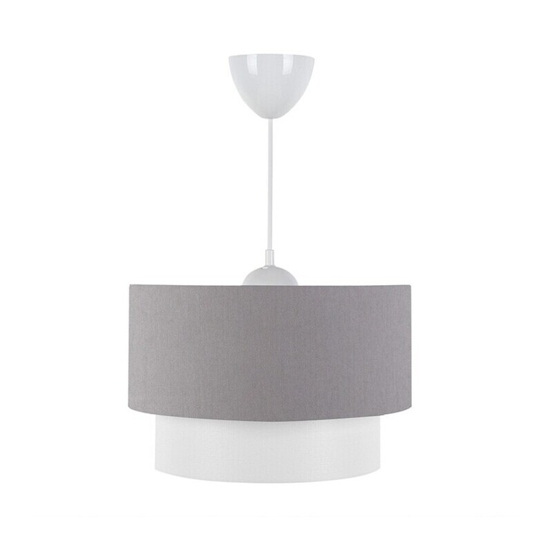 ΦΩΤΙΣΤΙΚΟ ΟΡΟΦΗΣ ΜΟΝΟΦΩΤΟ pakoworld Ε27 ΛΕΥΚΟ-ΓΚΡΙ Φ30×20εκ 202-000058