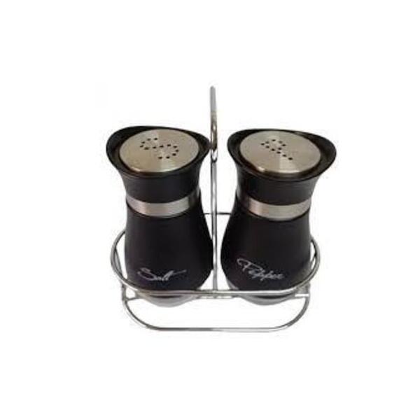 ΣΕΤ ΑΛΑΤΟΠΙΠΕΡΟ ΓΥΑΛΙΝΟ ΜΑΥΡΟ-ΙΝΟΧ ΣΕ ΒΑΣΗ 202208