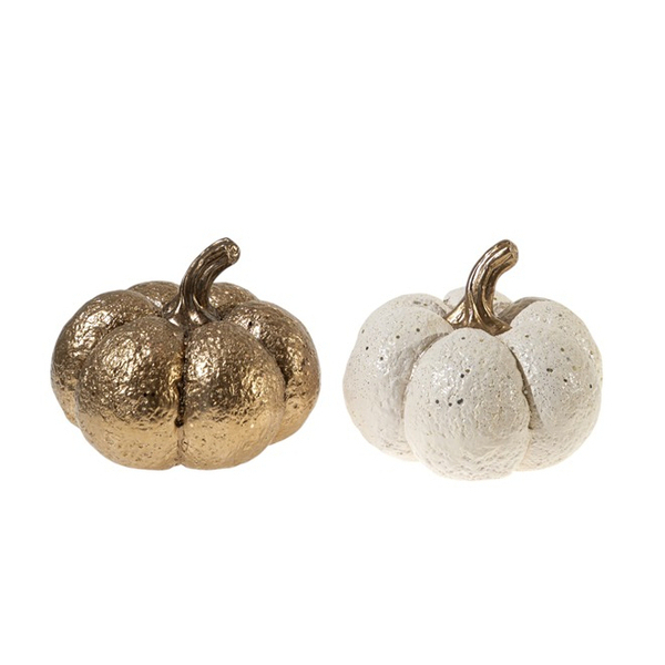 ΚΕΡΑΜΙΚΗ ΚΟΛΟΚΥΘΑ ΣΕ 2 ΧΡΩΜΑΤΑ ΧΡΥΣΗ Ή ΛΕΥΚΗ 16,5Χ16,5Χ13ΕΚ  ZEN 25.37.52052