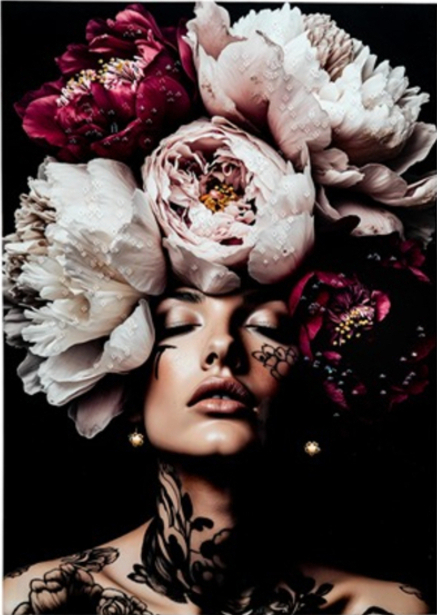 ΠΙΝΑΚΑΣ ΚΟΠΕΛΑ ΜΕ ΛΟΥΛΟΥΔΙΑ 50Χ70Χ4ΕΚ  ZEN 25.60.52246