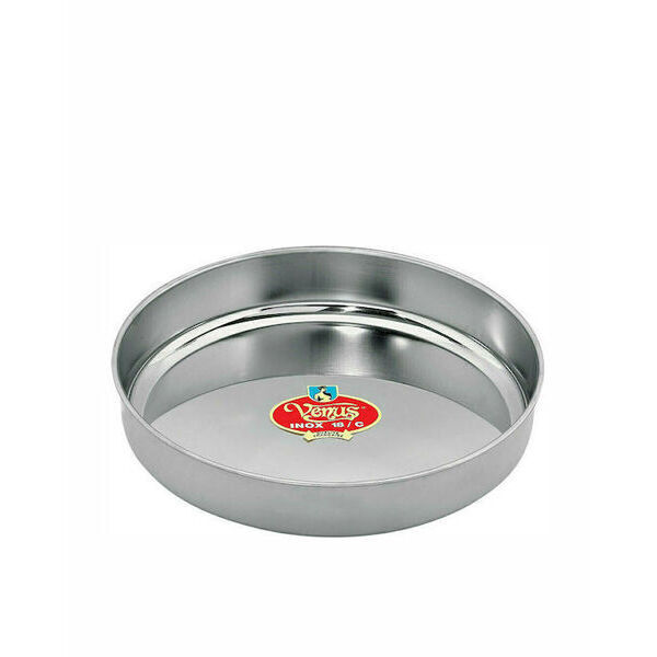 ΤΑΨΙ ΣΤΡΟΓΓΥΛΟ VENUS INOX 18/C 36εκ  31336