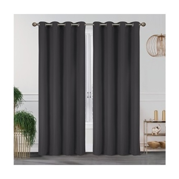 ΚΟΥΡΤΙΝΑ ΣΥΣΚΟΤΙΣΗΣ BLACK OUT ΜΕ ΤΡΟΥΚΣ ΑΝΘΡΑΚΙ 140X260εκ Chios Hellas 35257-ΑΝΘ