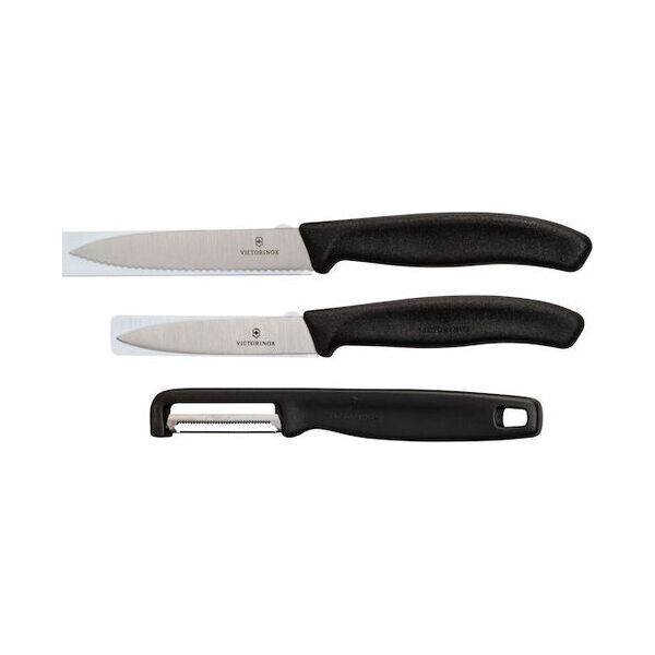 VICTORINOX ΜΑΧΑΙΡΙΑ ΚΟΥΖΙΝΑΣ ΚΑΙ ΑΠΟΦΛΟΙΩΤΗΣ ΜΑΥΡΗ ΛΑΒΗ ΣΕΤ 3 ΤΜΧ Swiss Classic 6.7113.33 VICTORINOX ΜΑΧΑΙΡΙΑ ΚΟΥΖΙΝΑΣ ΚΑΙ ΑΠΟΦΛΟΙΩΤΗΣ ΜΑΥΡΗ ΛΑΒΗ ΣΕΤ 3 ΤΜΧ Swiss Classic 6.7113.33
