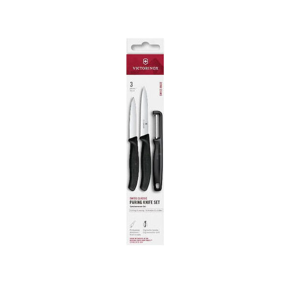 VICTORINOX ΜΑΧΑΙΡΙΑ ΚΟΥΖΙΝΑΣ ΚΑΙ ΑΠΟΦΛΟΙΩΤΗΣ ΜΑΥΡΗ ΛΑΒΗ ΣΕΤ 3 ΤΜΧ Swiss Classic 6.7113.33 VICTORINOX ΜΑΧΑΙΡΙΑ ΚΟΥΖΙΝΑΣ ΚΑΙ ΑΠΟΦΛΟΙΩΤΗΣ ΜΑΥΡΗ ΛΑΒΗ ΣΕΤ 3 ΤΜΧ Swiss Classic 6.7113.33