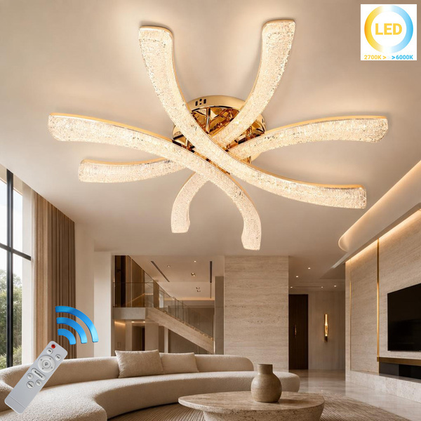 ΦΩΤΙΣΤΙΚΟ ΟΡΟΦΗΣ LED 62W ΧΡΥΣΟ ΜΕ ΑΚΡΥΛΙΚΟ Φ65Χ13εκ. ΚΑΙ Controller KESKOR 659924