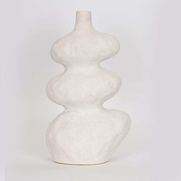 ΒΑΖΟ ΚΕΡΑΜΙΚΟ ΛΕΥΚΟ 20x14x33,5cm  ESTHETI 752-20299