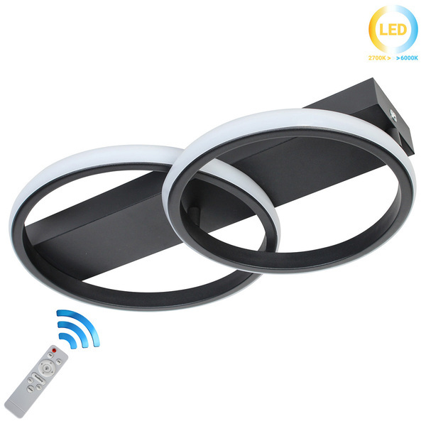 ΦΩΤΙΣΤΙΚΟ ΟΡΟΦΗΣ LED 20W ΜΑΥΡΟ 41Χ27Χ7εκ. ΚΑΙ Controller KESKOR 802169