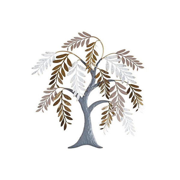 ΔΙΑΚΟΣΜΗΤΙΚΟ ΔΕΝΤΡΟ ΜΕΤΑΛΛΙΚΟ ΧΡΥΣΟ – ΑΣΗΜΙ- ΜΠΡΟΝΖΕ 66x4x70cm ESTHETI  812-60011