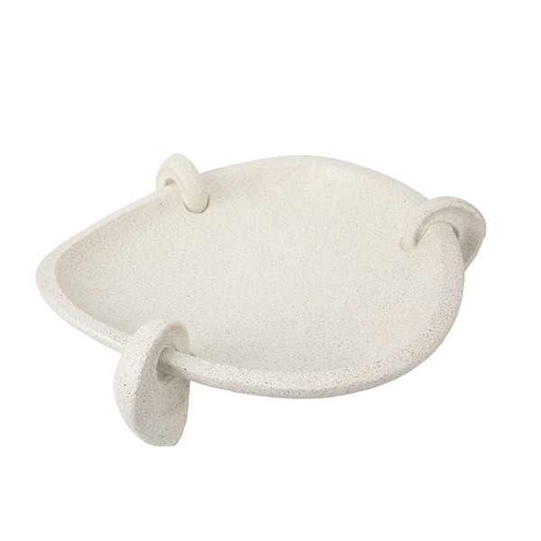 ΔΙΑΚΟΣΜΗΤΙΚΗ ΠΙΑΤΕΛΑ ΕΚΡΟΥ POLYRESIN 32x31x9cm ESTHETI 819-01921