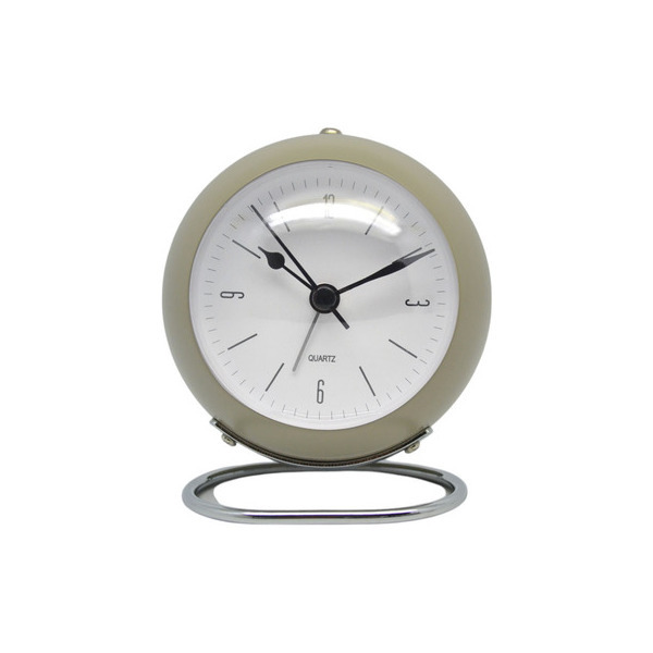 ΞΥΠΝΗΤΗΡΙ ΜΕΤΑΛΛΙΚΟ ΑΘΟΡΥΒΟ ΣΕ TAUPE ΜΑΤ ΧΡΩΜΑ 9×6,6×11εκ. ANKOR 844555