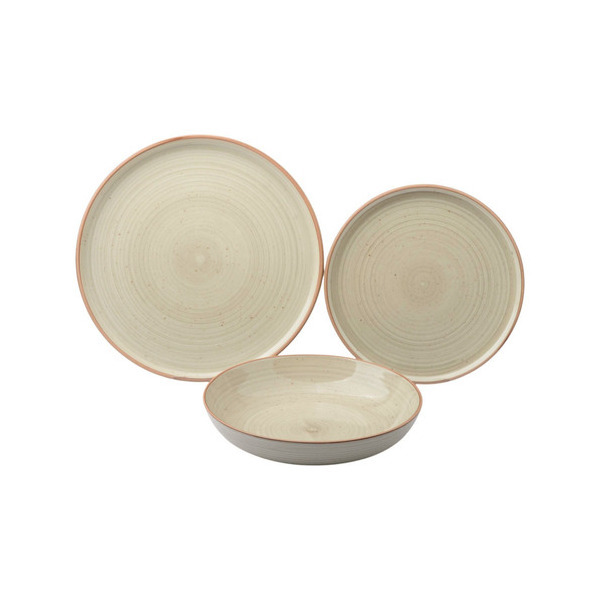 ΣΕΡΒΙΤΣΙΟ ΠΙΑΤΩΝ ΚΕΡΑΜΙΚΟ 18ΤΜΧ ΣΕ ΜΠΕΖ ΧΡΩΜΑ ANKOR 84903-18