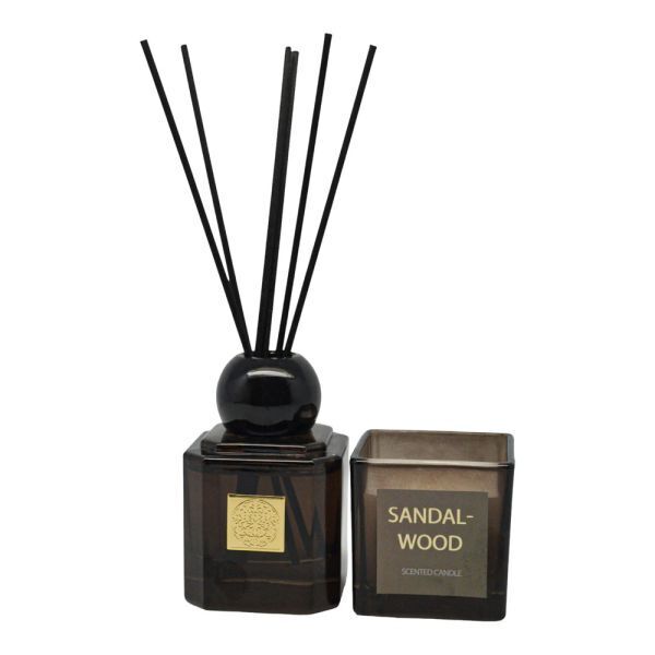 ΣΕΤ ΑΡΩΜΑΤΙΚΟΥ ΧΩΡΟΥ 80ml ΚΑΙ ΚΕΡΙΟΥ SANDALWOOD ANKOR 849581