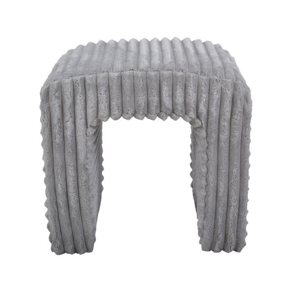 ΣΚΑΜΠΟ ΒΕΛΟΥΔΙΝΟ ΣΕ ΓΚΡΙ ΧΡΩΜΑ 43x35x41εκ. ANKOR 851836