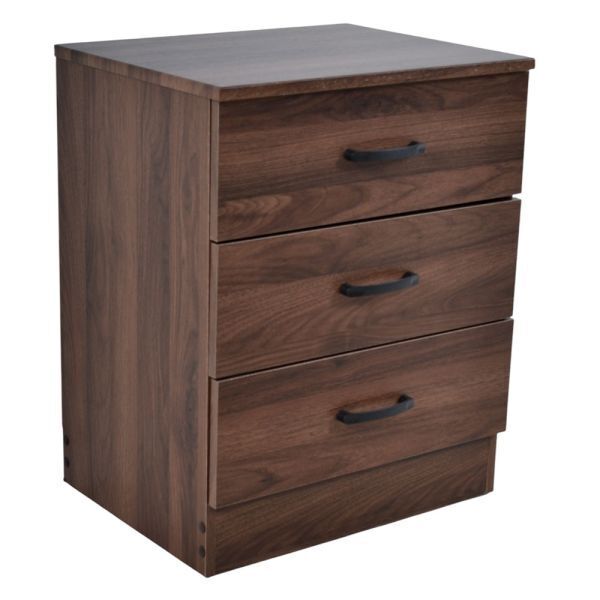 ΚΟΜΟΔΙΝΟ ΞΥΛΙΝΟ ΜΕ ΤΡΙΑ ΣΥΡΤΑΡΙΑ ΣΕ ΚΑΡΥΔΙ ΧΡΩΜΑ 48x38x60εκ. ANKOR 851867