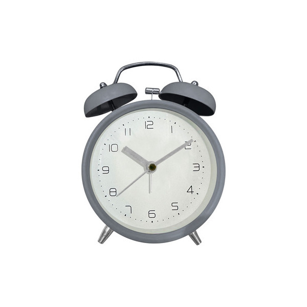 ΞΥΠΝΗΤΗΡΙ ΜΕΤΑΛΛΙΚΟ ΑΘΟΡΥΒΟ ΡΕΤΡΟ ΣΕ ΓΚΡΙ ΜΑΤ ΧΡΩΜΑ 9,8×5,8×13,5εκ. ANKOR 853175