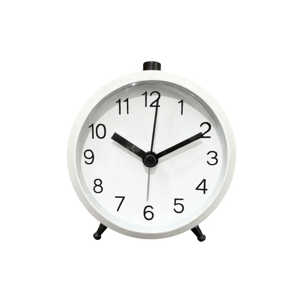 ΞΥΠΝΗΤΗΡΙ ΜΕΤΑΛΛΙΚΟ ΑΘΟΡΥΒΟ ΣΕ ΑΣΠΡΟ ΜΑΤ ΧΡΩΜΑ 9,3×5,7×10,5εκ. ANKOR 853243