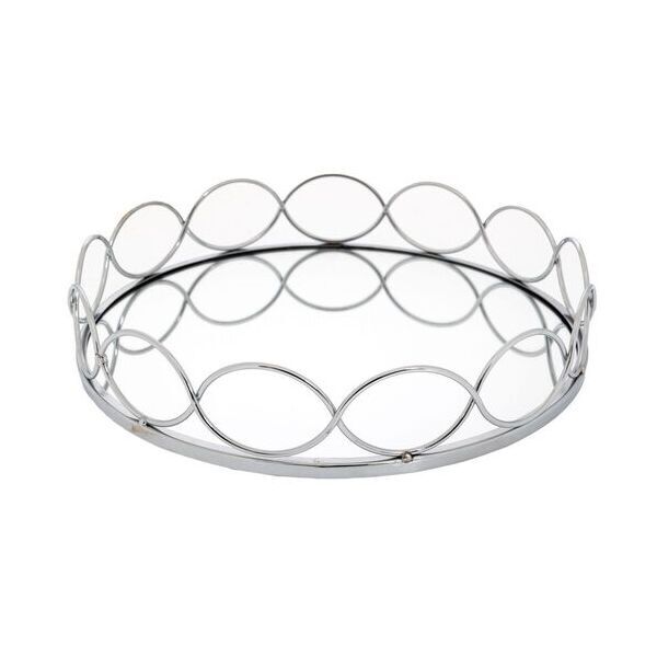 ΜΕΤΑΛΛΙΚΟΣ ΔΙΣΚΟΣ ΑΣΗΜΙ ΜΕ ΚΑΘΡΕΠΤΗ ΣΤΡΟΓΓΥΛΟΣ Φ30εκ Iliadis  89401