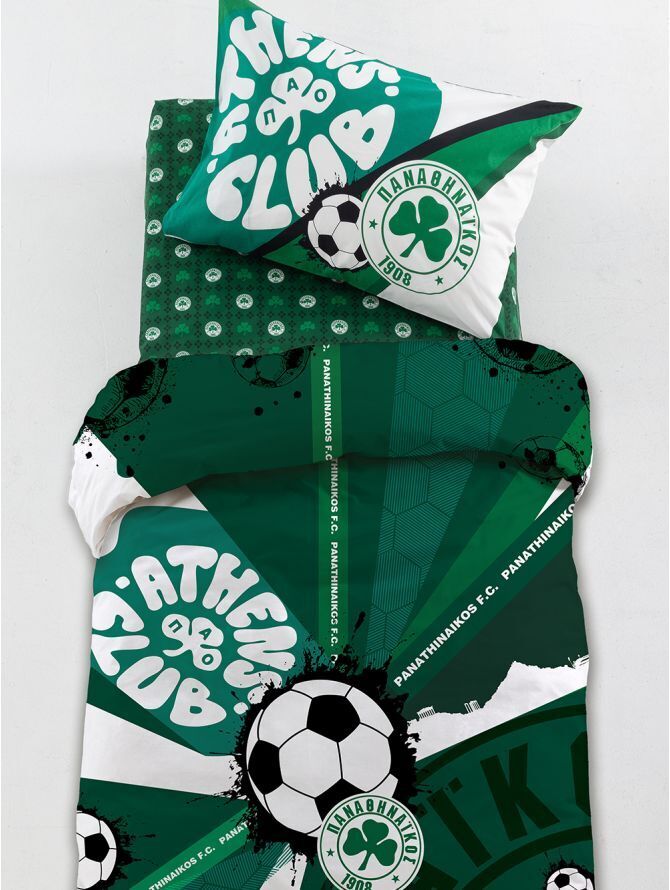 Palamaiki ΣΕΝΤΟΝΙΑ ΜΟΝΑ PANATHINAIKOS F.C. 170Χ260 FC12 100% COTTON 9-020521-002