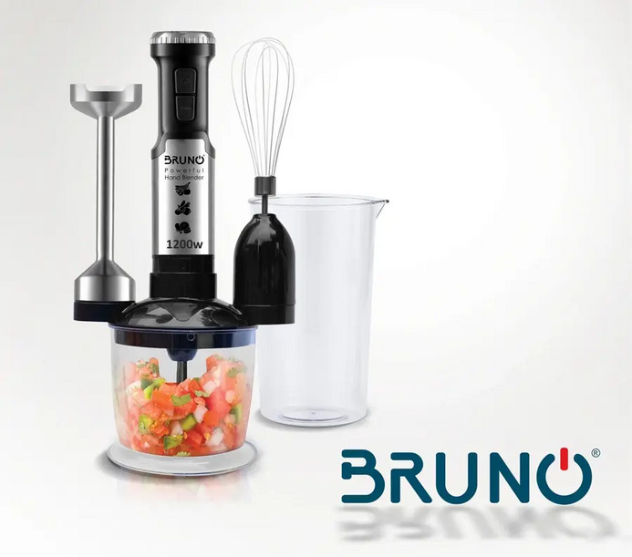 BRUNO ΡΑΒΔΟΜΠΛΕΝΤΕΡ 3 σε 1 ΡΥΘΜΙΖΟΜΕΝΗ ΤΑΧΥΤΗΤΑ 1200W  BRN-0093