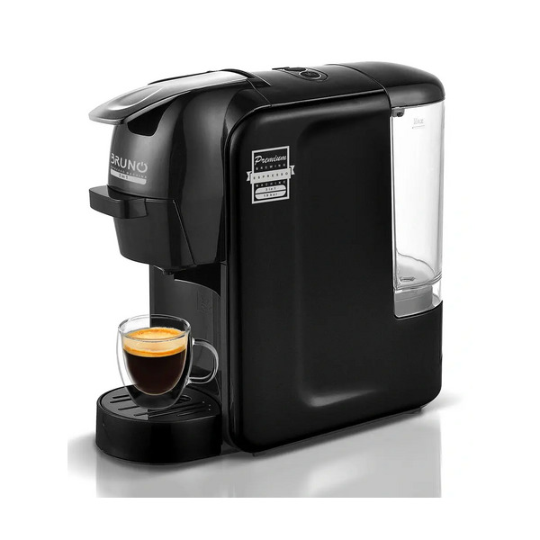 BRUNO ΚΑΦΕΤΙΕΡΑ espresso 3 σε 1 1450W 19 bar ΜΑΥΡΗ BRN-0124