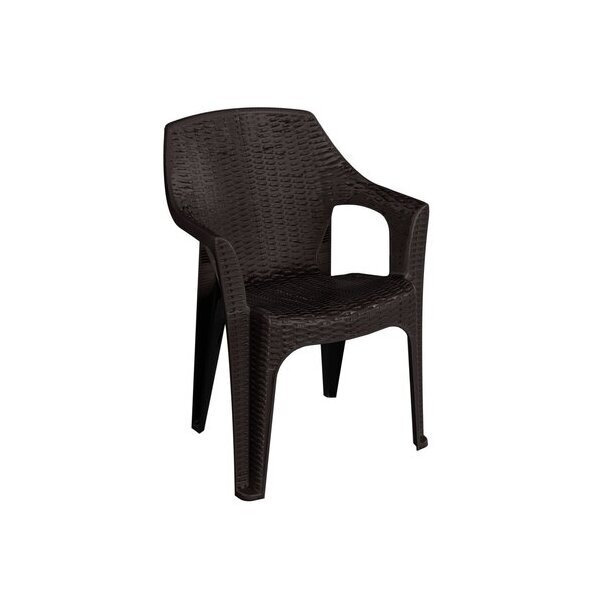 ΠΟΛΥΘΡΟΝΑ ΠΛΑΣΤΙΚΗ RATTAN ΜΑΥΡΗ ΠΟΛΥΠΡΟΠΥΛΕΝΙΟ 57x52x80εκ E-2459 BERLIN